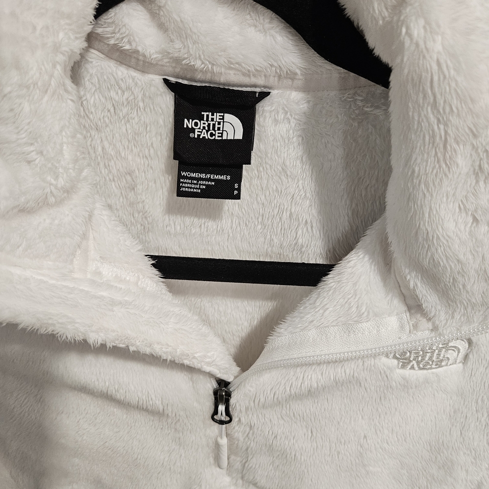 The North Face White Fleece Zip-Up Jacket - Picture 6 of 7